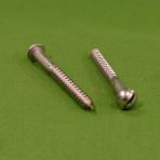 10 x 3/4 Slotted Round Head Wood Screws 18-8 Stainless