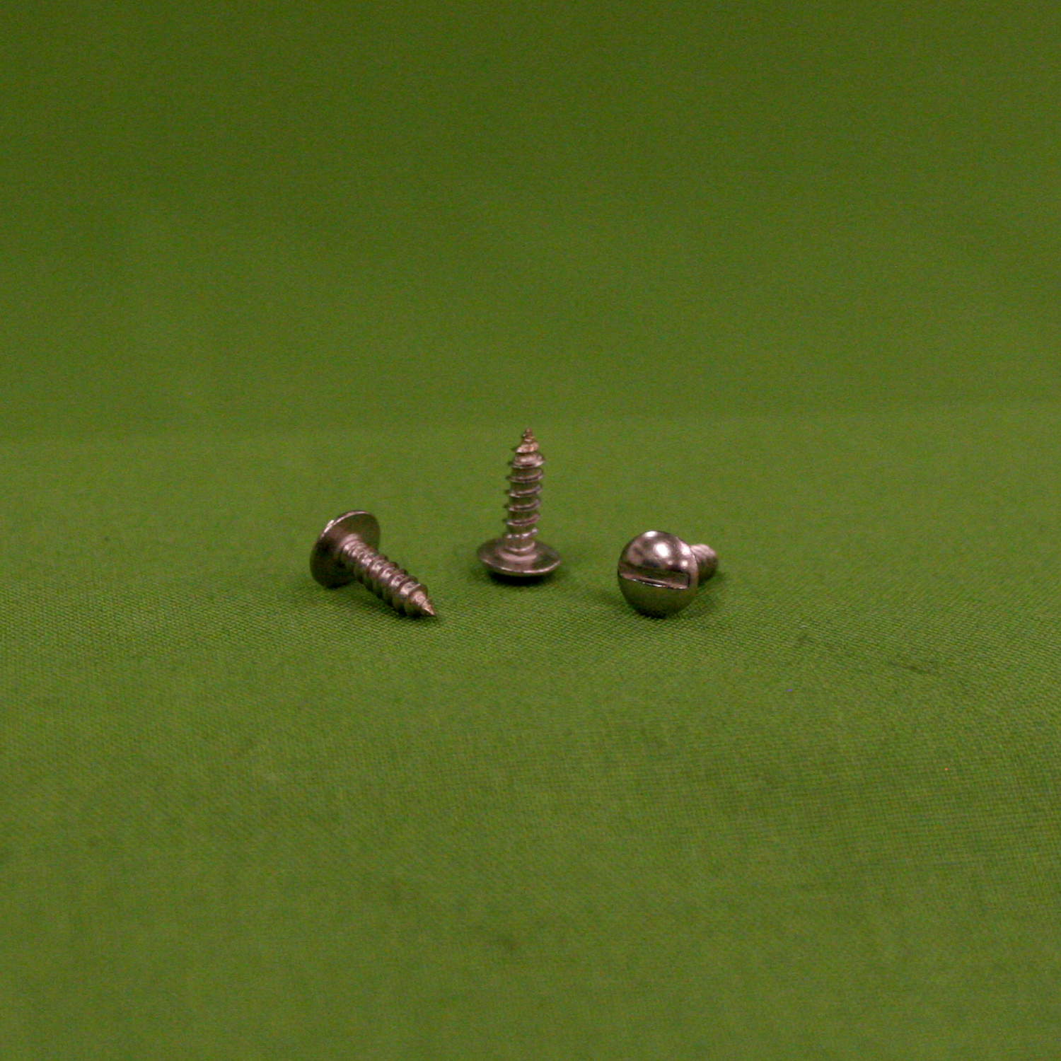 4 x 3/8 Slotted Pan Head Sheet Metal Screws Type A Aluminum