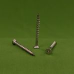 6 X 1 1/4 Square Drive Decking Screws Coarse Stainless