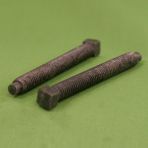 3/8-16 x 1/2 Square Head Set Screws 1/2 Dog Point Case Hardened Plain