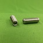 1/4-20 x 1/4 Socket Set Screws Oval Point 18-8 Stainless