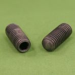 1/4-28 x 1/4 Socket Set Screws Oval Point Alloy Plain Fine