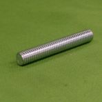 1 1/4-8 x 9 Fully Threaded Studs A193 B7 zinc (End to End)