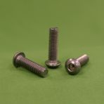 10-32 X 1 1/2 Button Socket Machine Screws 18-8 Stainless Tamperproof