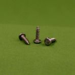 12 X 1 1/2 Spanner Pan Head Sheet Metal Screws 18-8 Stainless (Snake Eyes) Tamperproof