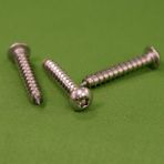 12 X 1 1/2 Phillips Pan Head Sheet Metal Screws with Pin 18-8 Stainless Tamperproof