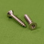 6 X 1 Torx Flat Washers Head Sheet Metal Screws with Pin 18-8 Stainless Tamperproof