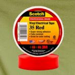 3/4 x 60ft Red Vinyl Electrical Tape