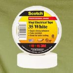 3/4 x 60ft White Vinyl Electrical Tape