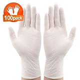 100PC X-Large Disposable Latex Gloves Powder Free